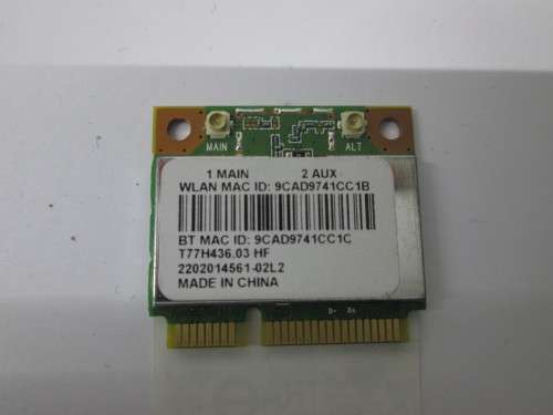 Acer Aspire E3-111 E1-572P  Atheros QCWB335 Wireless WiFi Card T77H436.03 HF